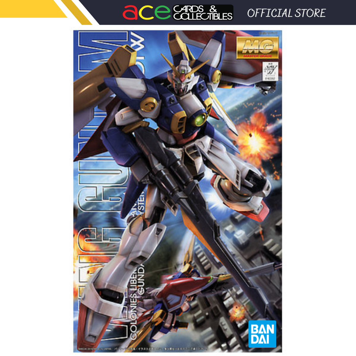 Gunpla 1/100 MG Wing Gundam-Bandai-Ace Cards & Collectibles