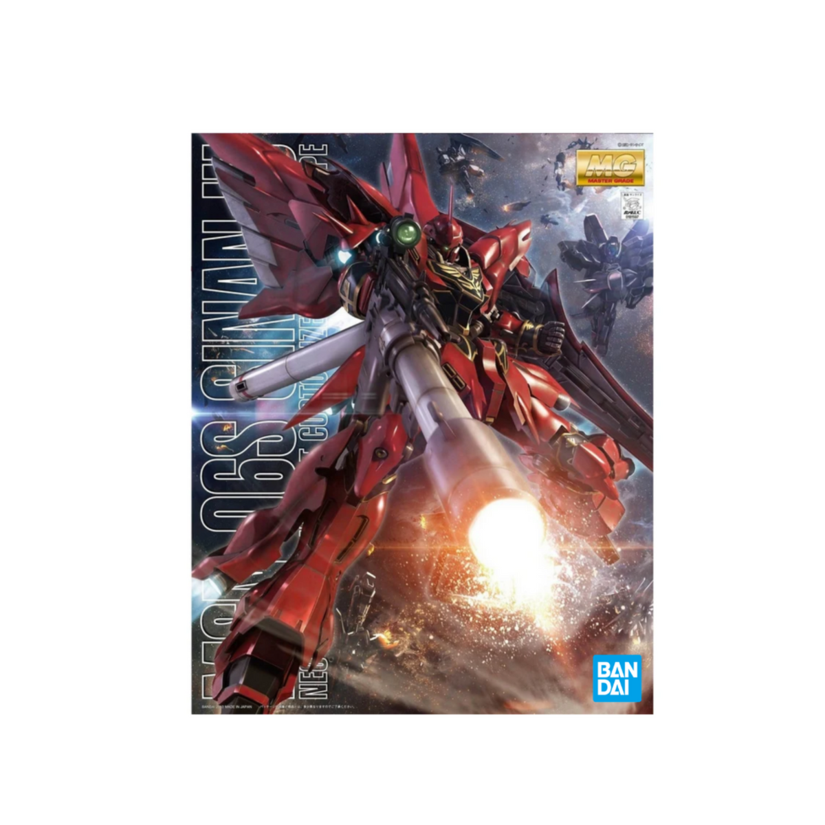 Gunpla 1/100 Plastic Model Kit MG Sinanju-Bandai-Ace Cards & Collectibles