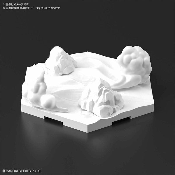 Gunpla 1/144 Customize Scene Base (Snow Field Ver.)-Bandai-Ace Cards & Collectibles