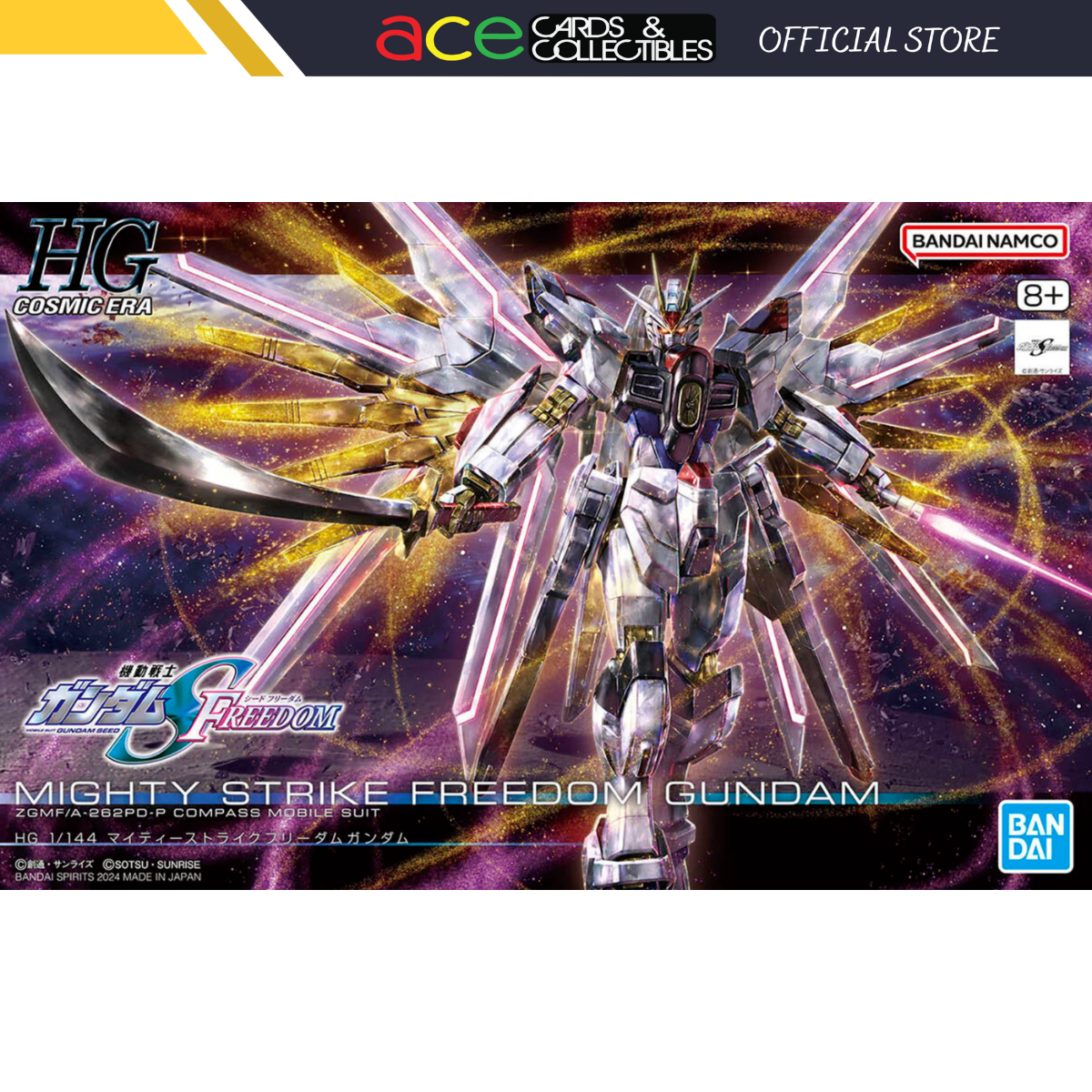 Gunpla 1/144 HG Mighty Strike Freedom Gundam-Bandai-Ace Cards & Collectibles