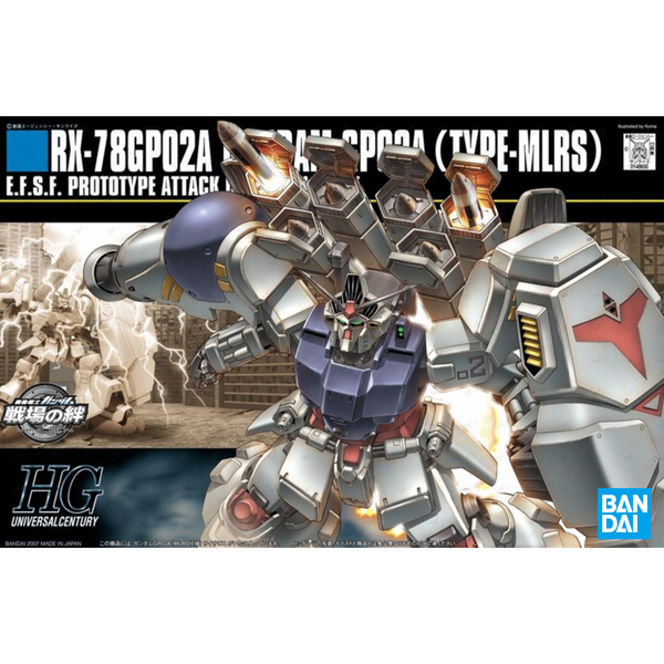Gunpla 1/144 HGUC GP-02 MLRS Custom-Bandai-Ace Cards & Collectibles