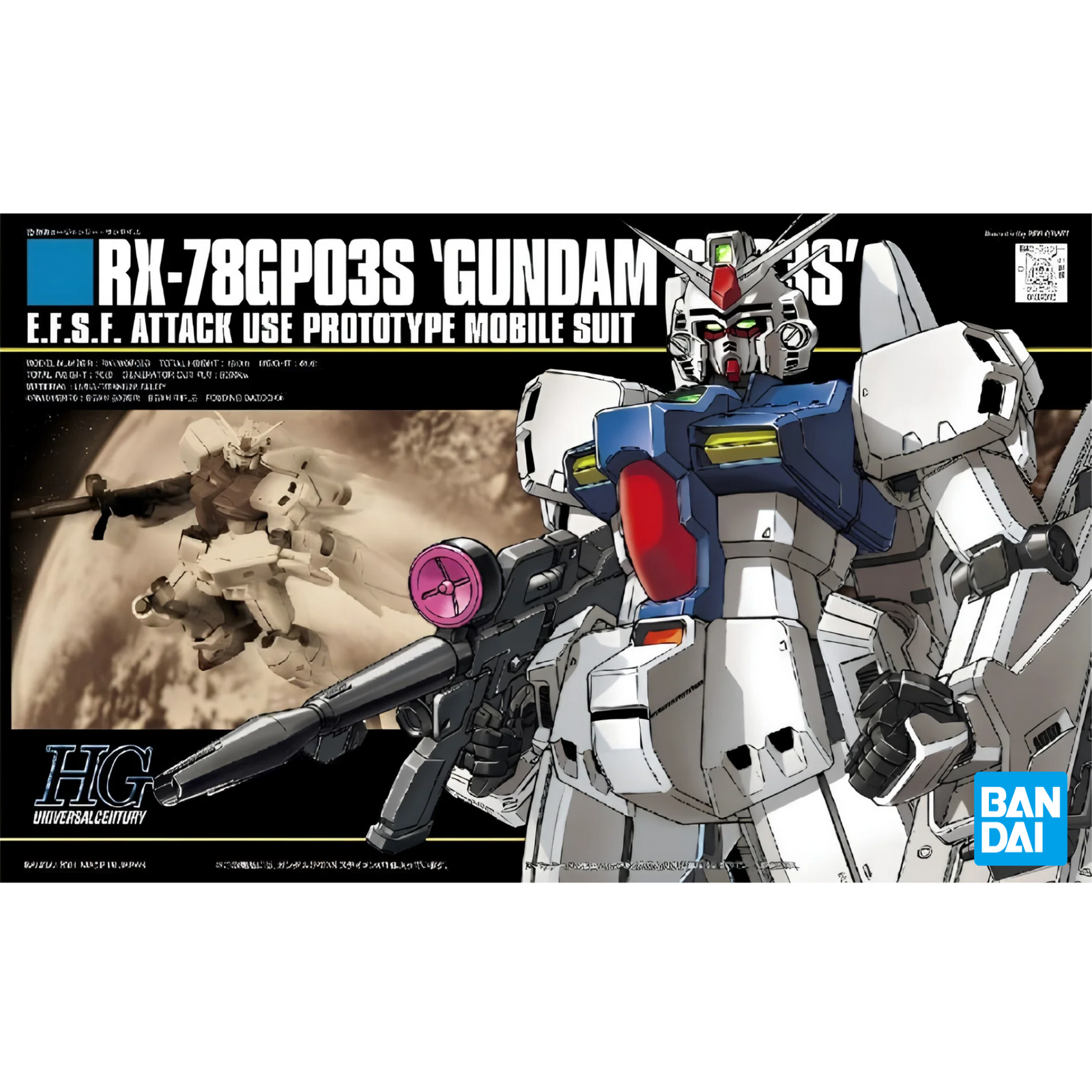 Gunpla 1/144 HGUC RX-78 GP03S Gundam-Bandai-Ace Cards & Collectibles