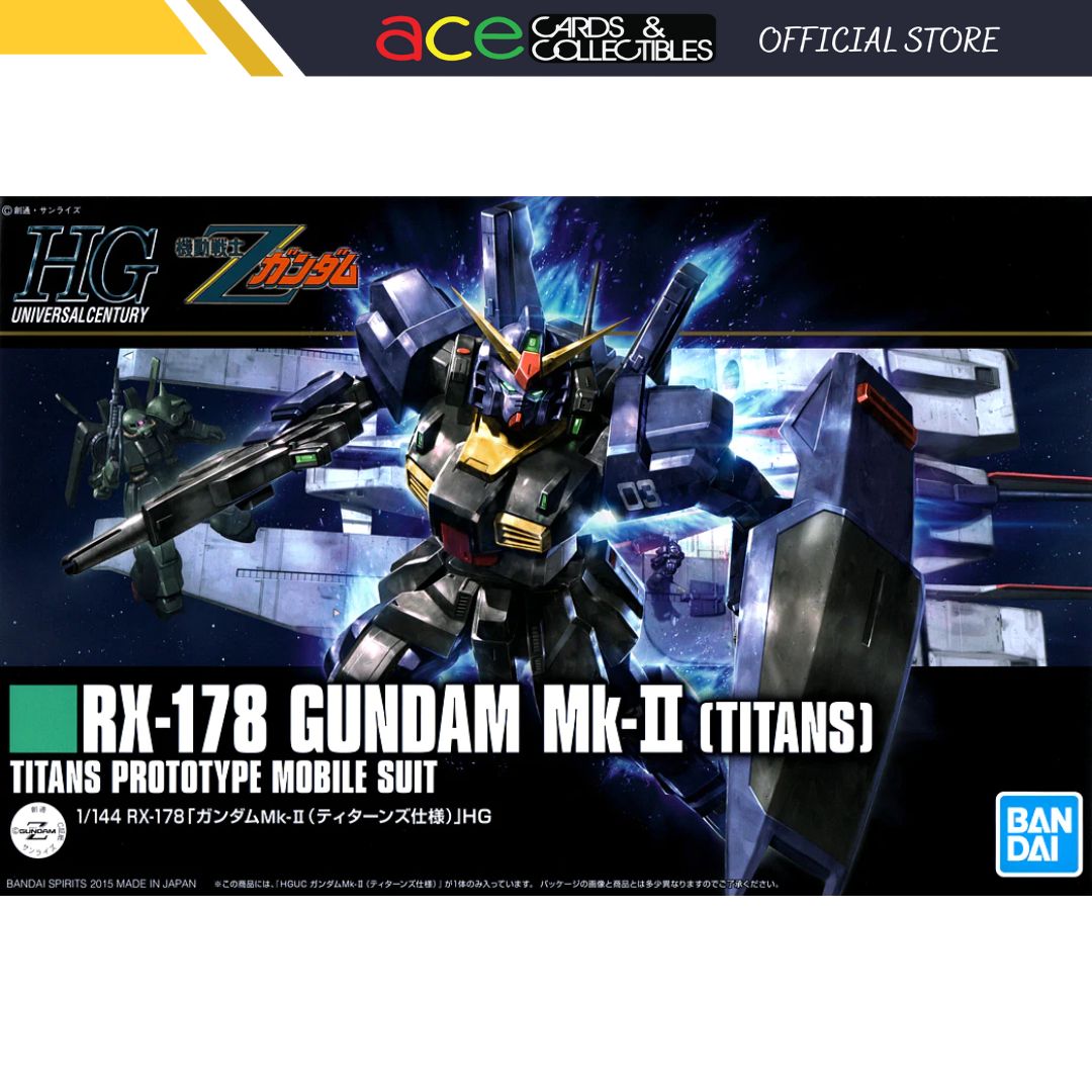 Gunpla 1/144 HGUC Revive RX-178 Gundam Mk-II Titans Version-Bandai-Ace Cards & Collectibles