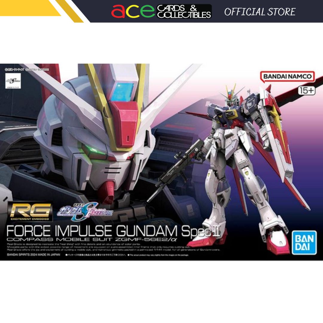 Gunpla 1/144 RG Force Impulse Gundam Spec II-Bandai-Ace Cards & Collectibles