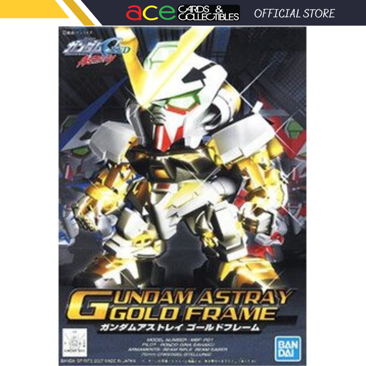 Gunpla BB Senshi Gundam Astray Gold Frame-Bandai-Ace Cards &amp; Collectibles