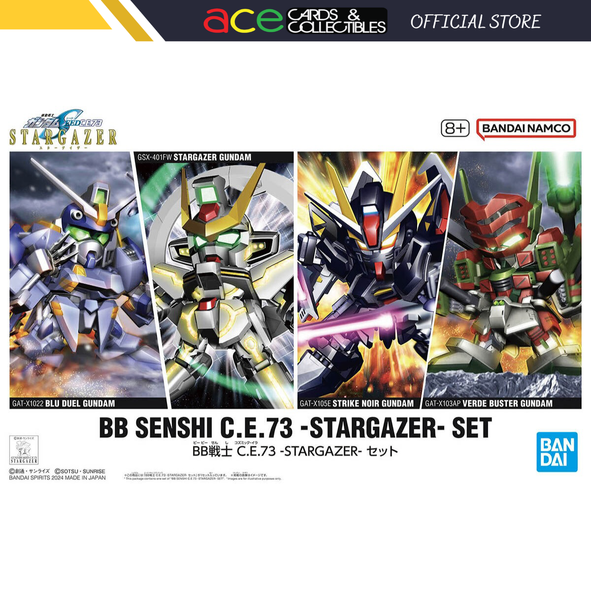 Gunpla BB Senshi Gundam C.E.73 - Stargazer Set-Bandai-Ace Cards &amp; Collectibles