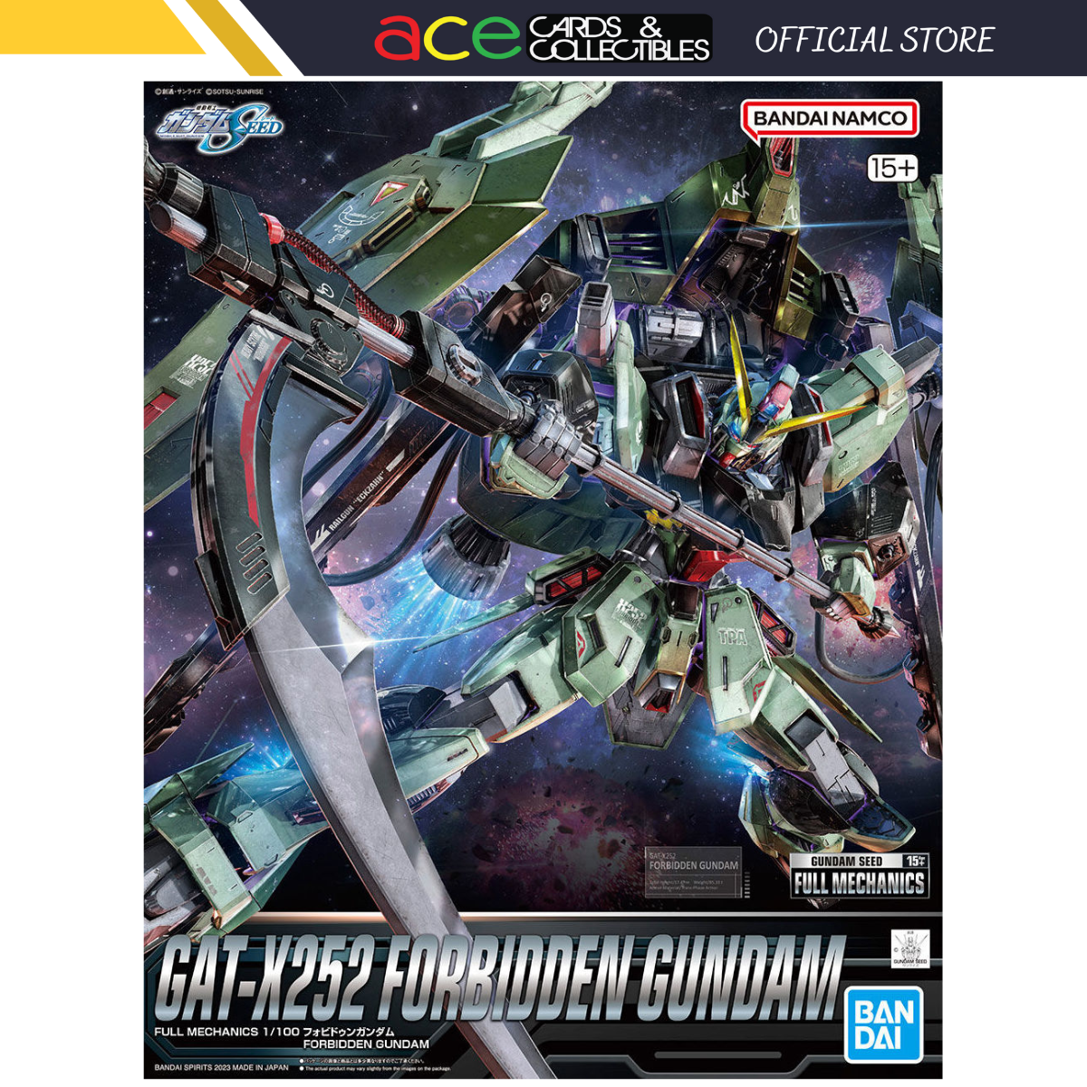 Gunpla Full Mechanics 1/100 Forbidden Gundam-Bandai-Ace Cards & Collectibles