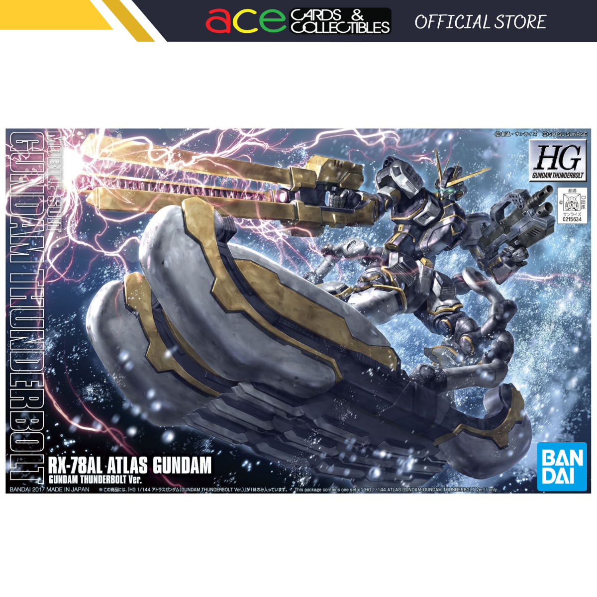 Gunpla HG 1/144 Atlas Gundam (Gundam Thunderbolt Ver.)-Bandai-Ace Cards & Collectibles