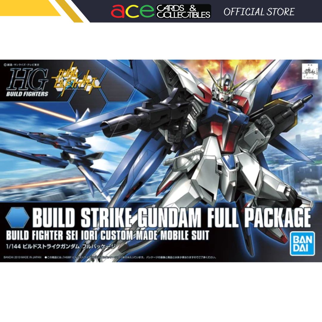 Gunpla HG 1/144 &quot;Build Strike Gundam Fight Full Package&quot;-Bandai-Ace Cards &amp; Collectibles