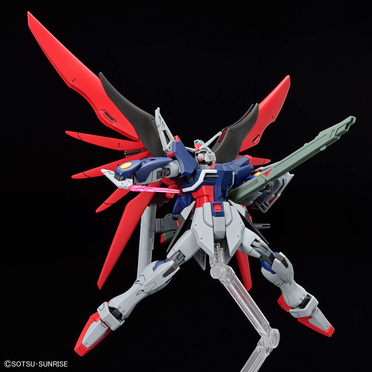 Gunpla HG 1/144 Destiny Gundam Spec II &amp; Zeus Silhouette-Bandai-Ace Cards &amp; Collectibles