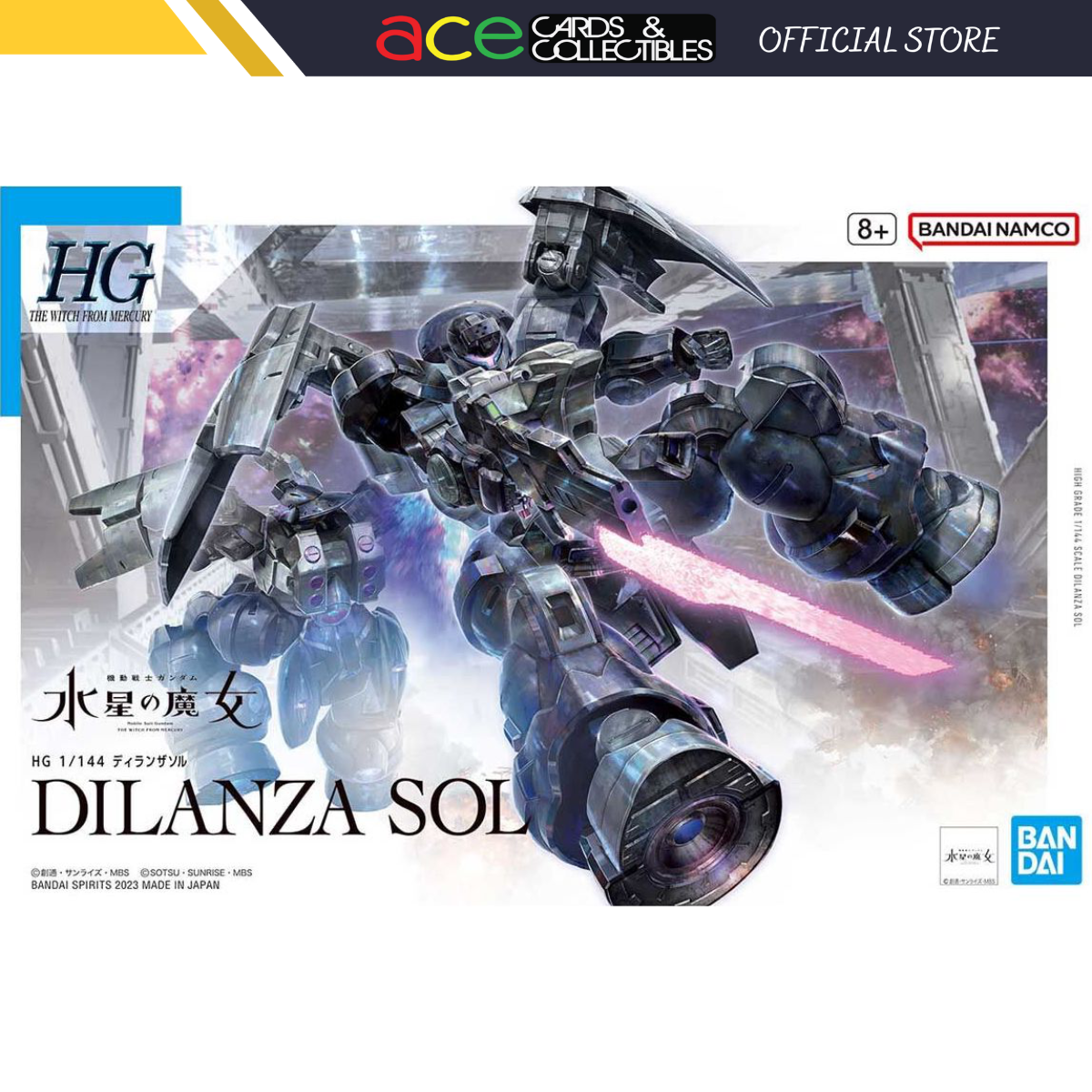 Gunpla HG 1/144 "Dilanza Sol"-Bandai-Ace Cards & Collectibles