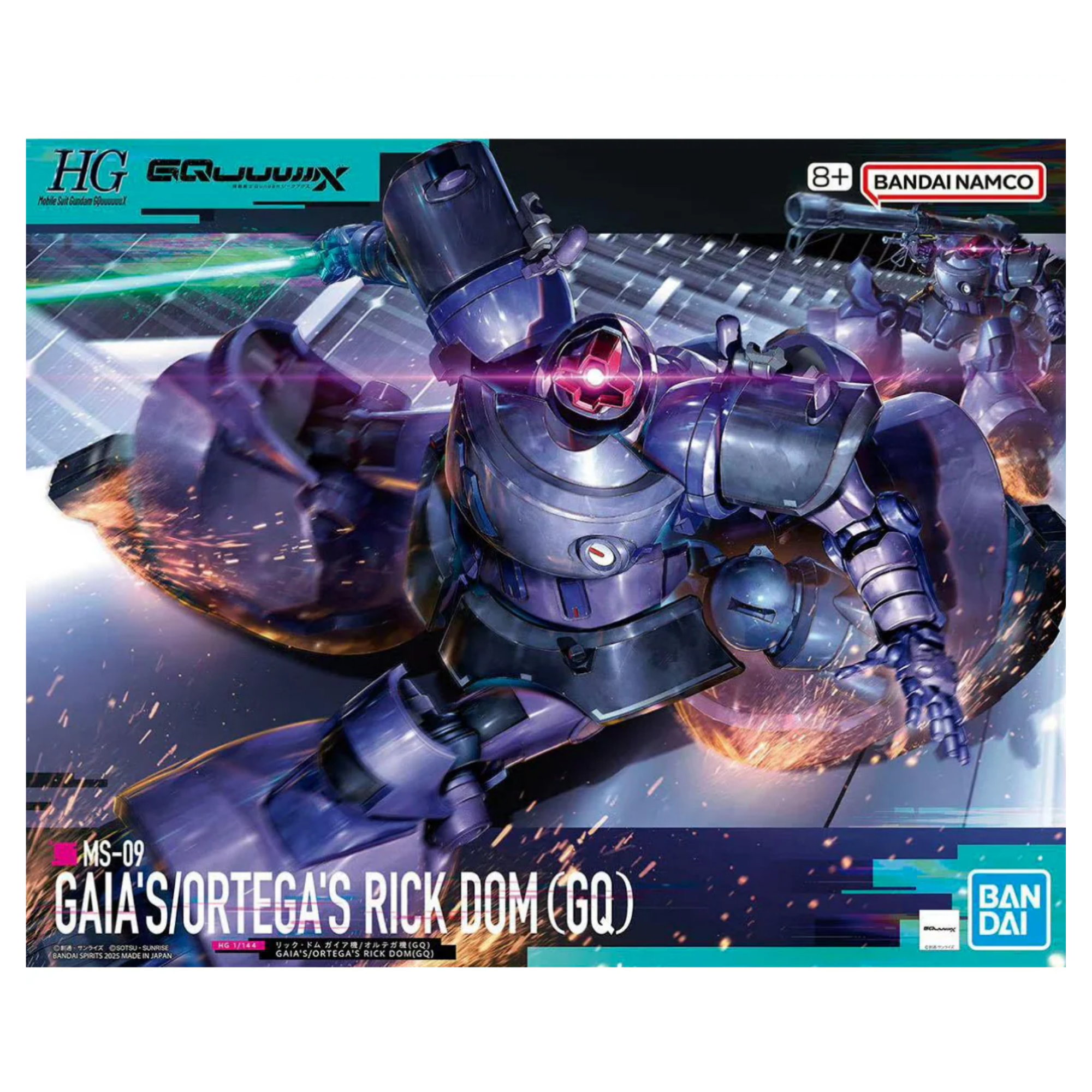 Gunpla HG 1/144 Gaia's / Ortega's Rick Dom (GQuuuuuuX)-Bandai-Ace Cards & Collectibles