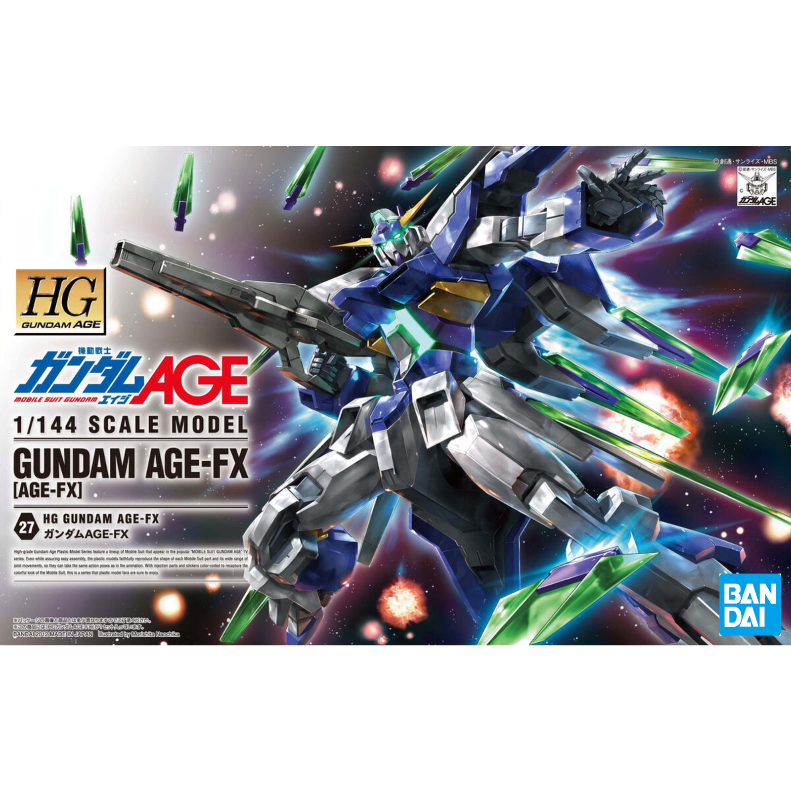 Gunpla HG 1/144 Gundam AGE-FX-Bandai-Ace Cards & Collectibles