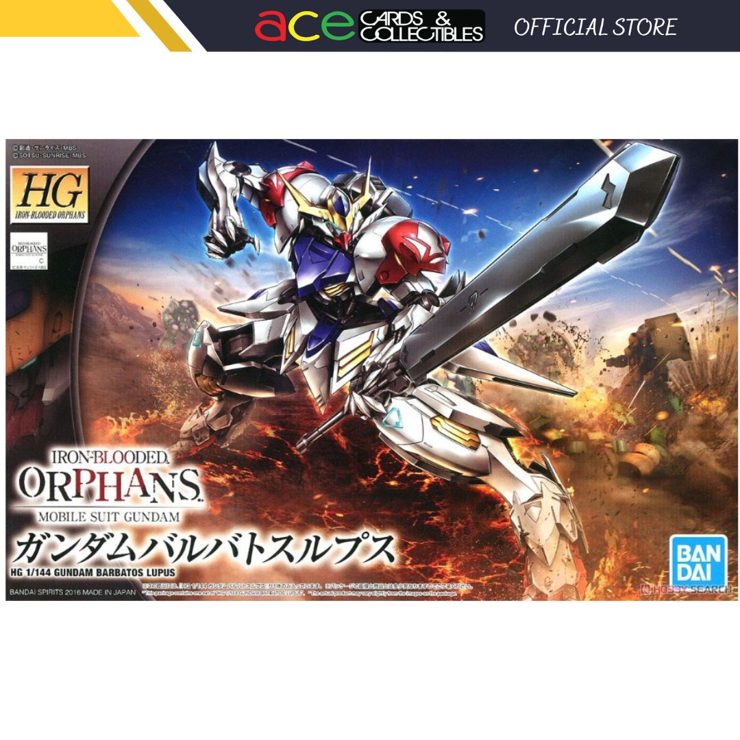 Gunpla HG 1/144 Gundam Barbatos Lupus I-BO-Bandai-Ace Cards &amp; Collectibles
