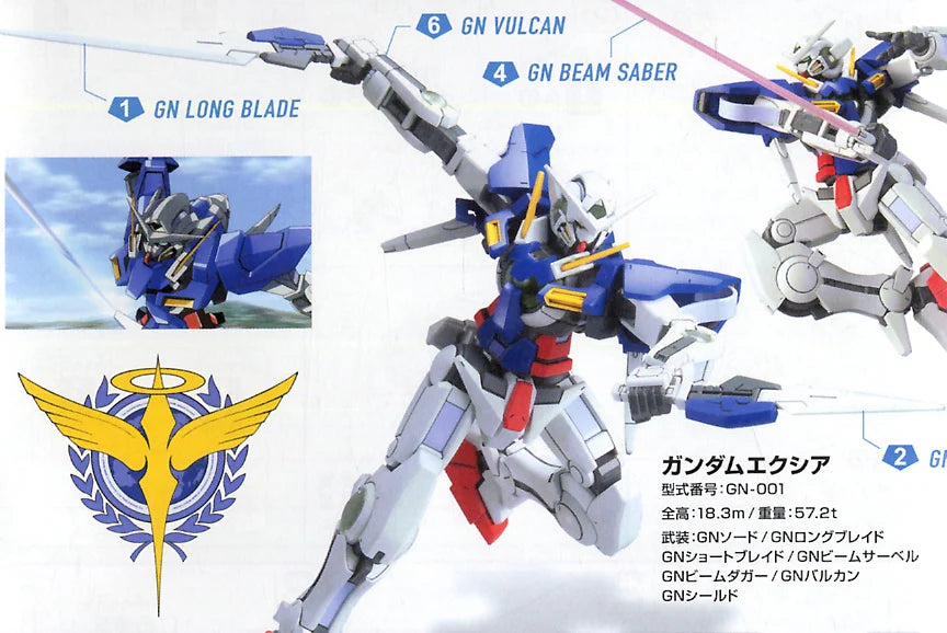 Gunpla HG 1/144 Gundam Exia-Bandai-Ace Cards &amp; Collectibles