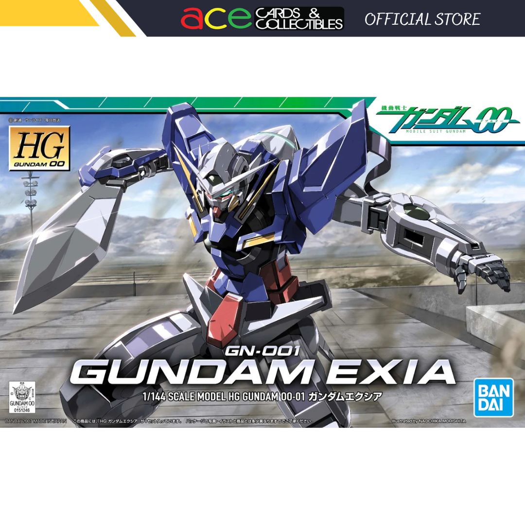 Gunpla HG 1/144 Gundam Exia-Bandai-Ace Cards & Collectibles