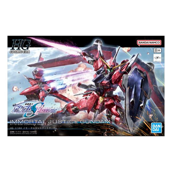 Gunpla HG 1/144 Immortal Justice Gundam-Bandai-Ace Cards & Collectibles
