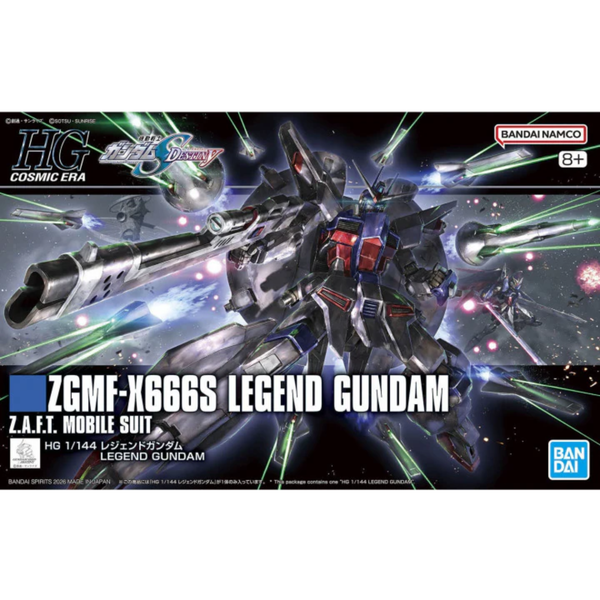 Gunpla HG 1/144 Legend Gundam ZGMF X666S-Bandai-Ace Cards & Collectibles