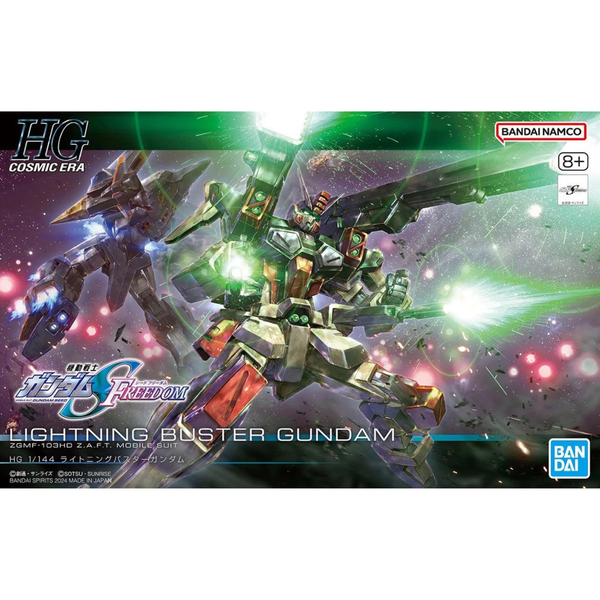 Gunpla HG 1/144 Lightning Buster Gundam-Bandai-Ace Cards & Collectibles