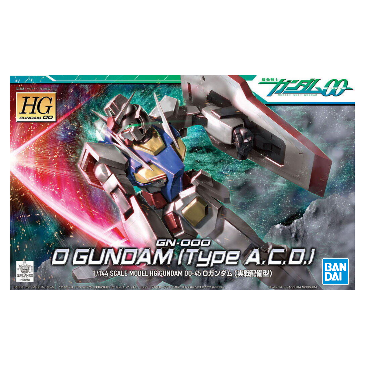 Gunpla HG 1/144 O Gundam (TYPE A.C.D.)-Bandai-Ace Cards & Collectibles