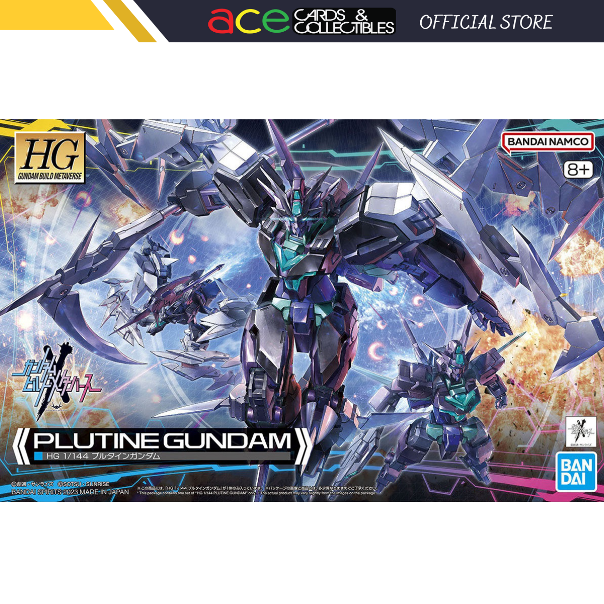 Gunpla HG 1/144 Plutine Gundam-Bandai-Ace Cards & Collectibles
