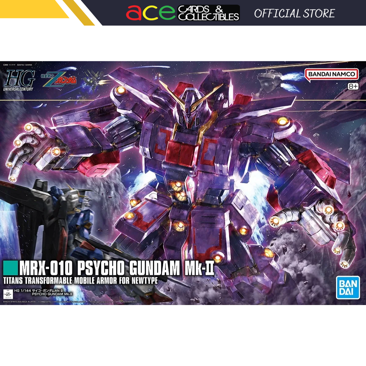 Gunpla HG 1/144 "Psycho Gundam MK-II"-Bandai-Ace Cards & Collectibles