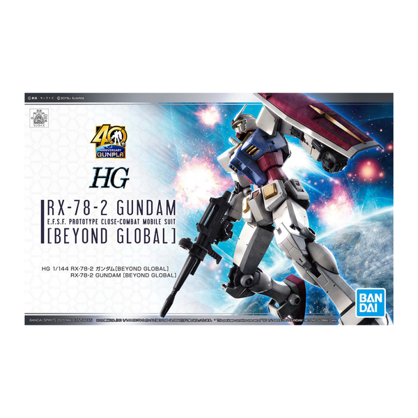 Gunpla HG 1/144 RX-78-02 Gundam [Beyond Global]-Bandai-Ace Cards & Collectibles