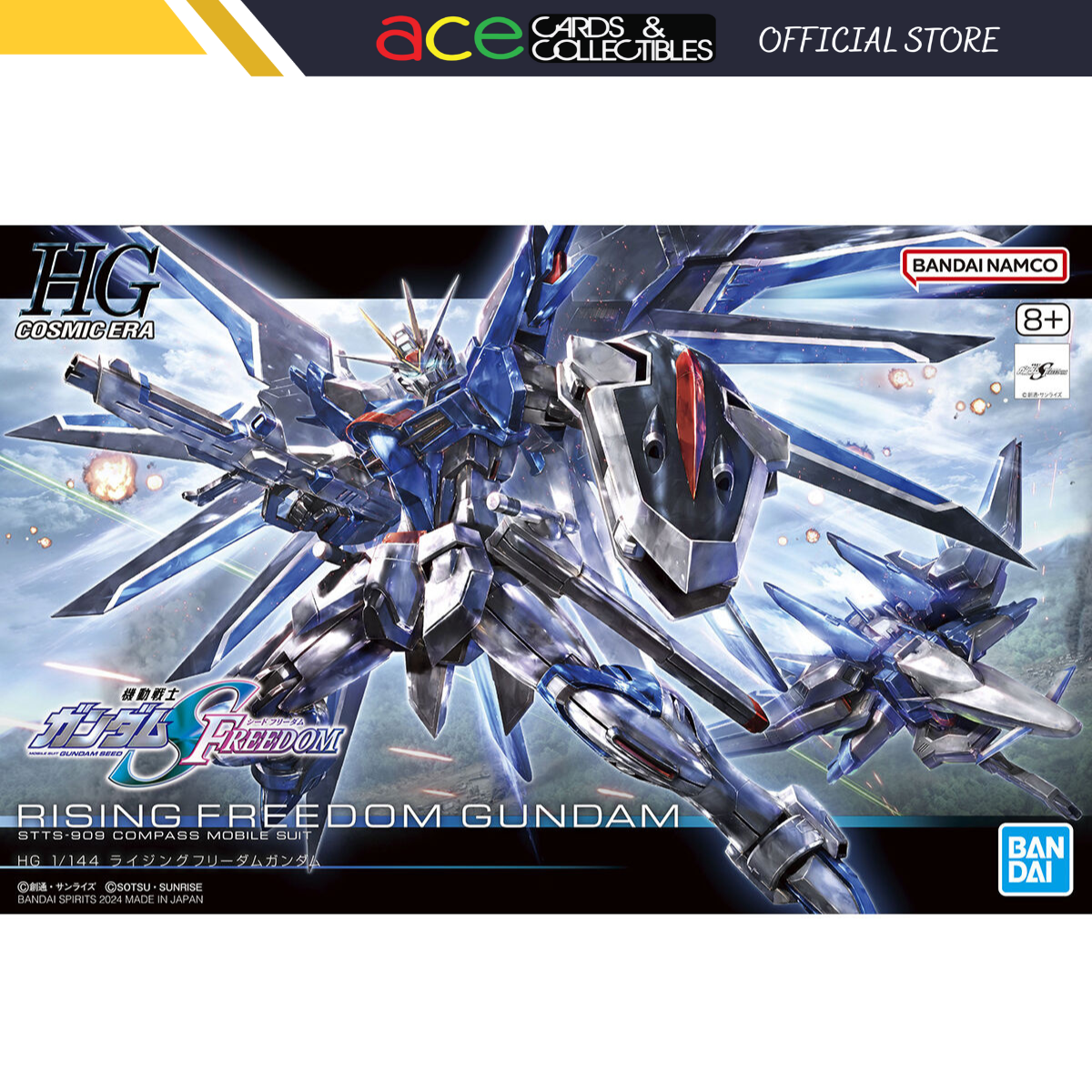Gunpla HG 1/144 Rising Freedom Gundam-Bandai-Ace Cards & Collectibles