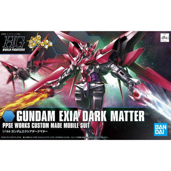 Gunpla HGBF 1/144 Gundam Exia Dark Matter-Bandai-Ace Cards & Collectibles