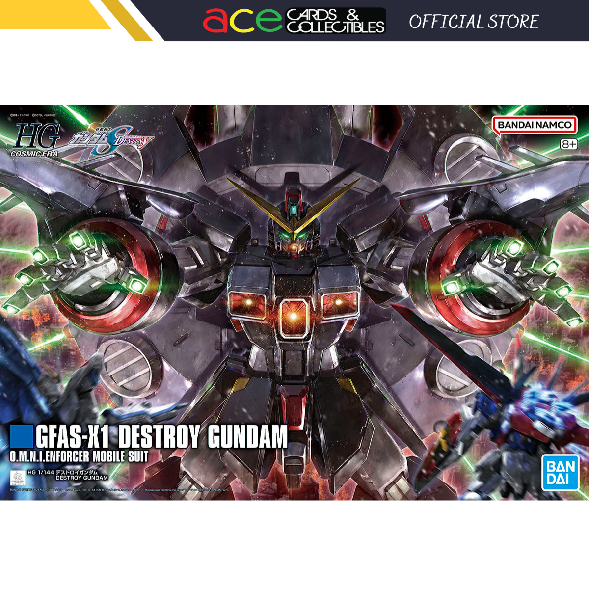 Gunpla HGCE 1/144 Destroy Gundam-Bandai-Ace Cards & Collectibles