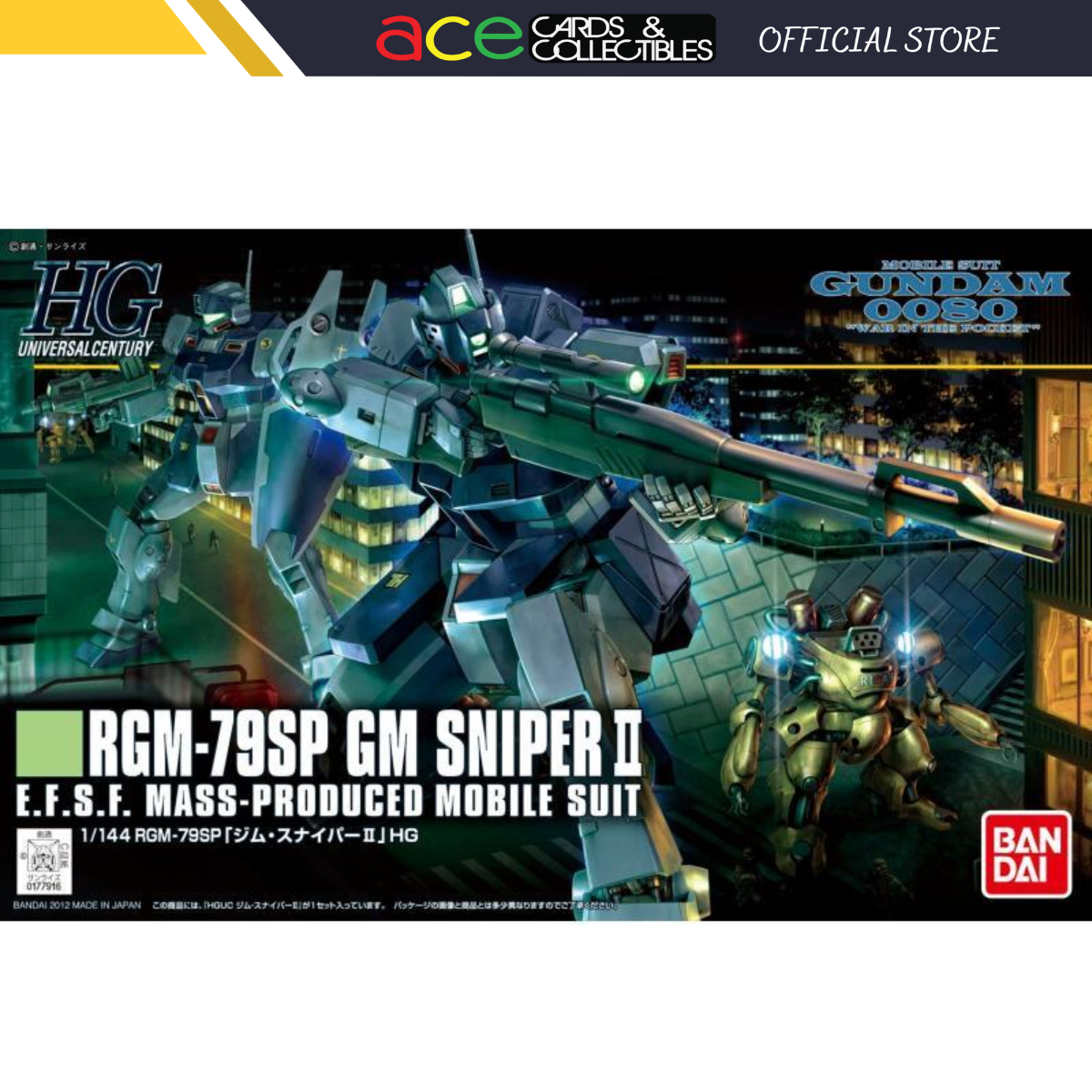 Gunpla HGUC 1/144 GM Sniper II-Bandai-Ace Cards & Collectibles