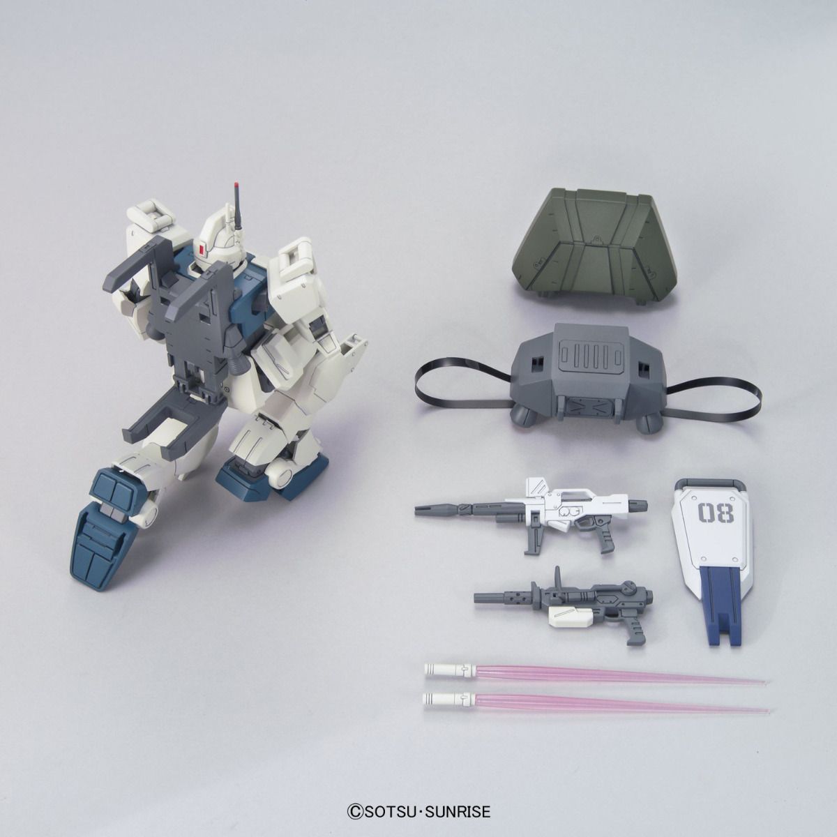 Gunpla HGUC 1/144 Gundam Ez8-Bandai-Ace Cards & Collectibles
