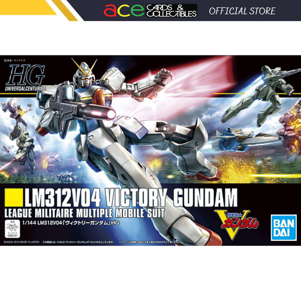 Gunpla HGUC 1/144 LM312V04 Victory Gundam-Bandai-Ace Cards &amp; Collectibles