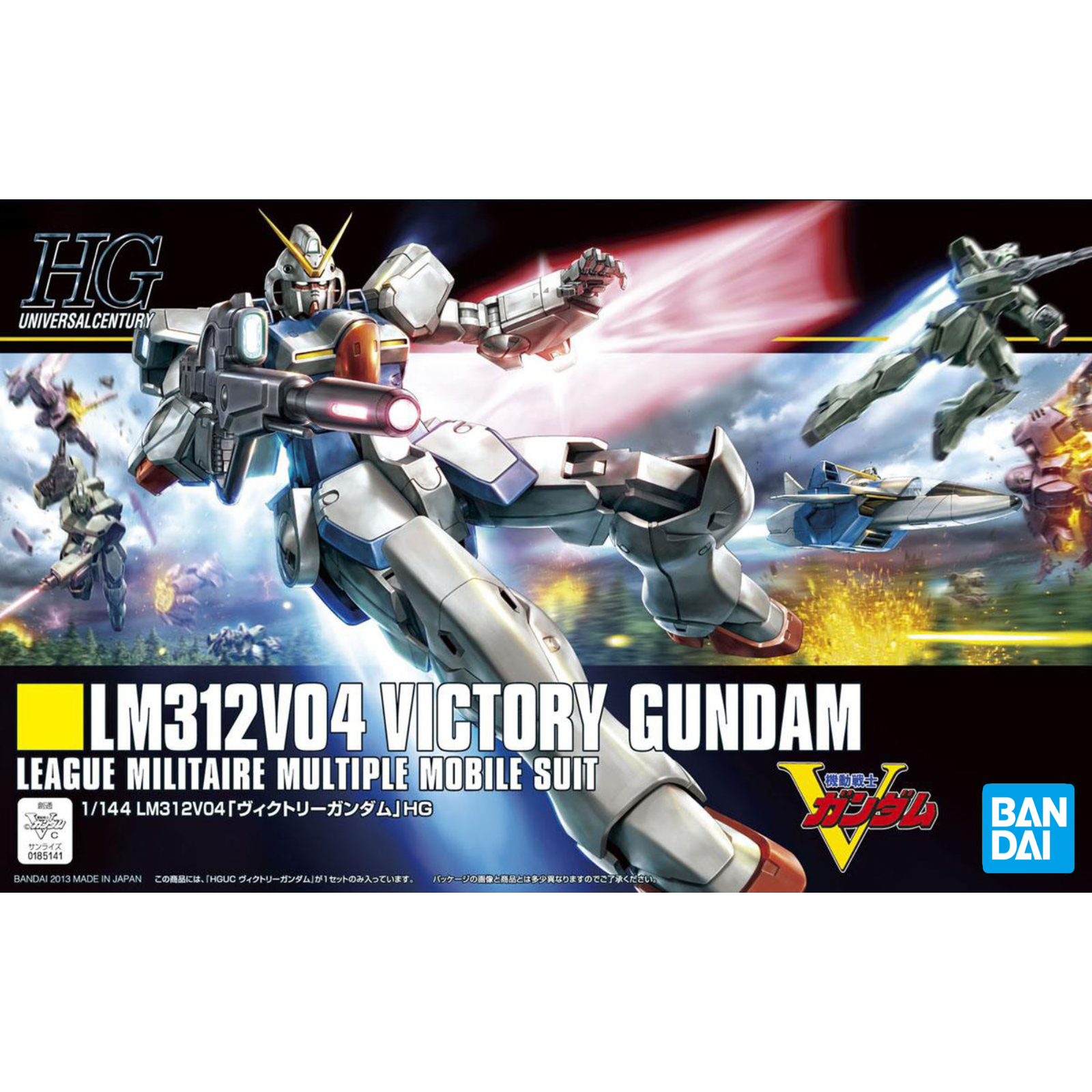 Gunpla HGUC 1/144 LM312V04 Victory Gundam-Bandai-Ace Cards & Collectibles