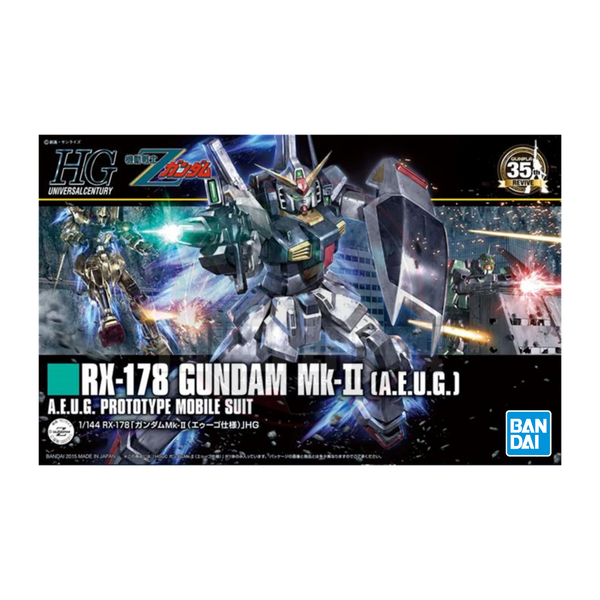 Gunpla HGUC 1/144 RX-178 Gundam Mk-II (AEUG)-Bandai-Ace Cards & Collectibles