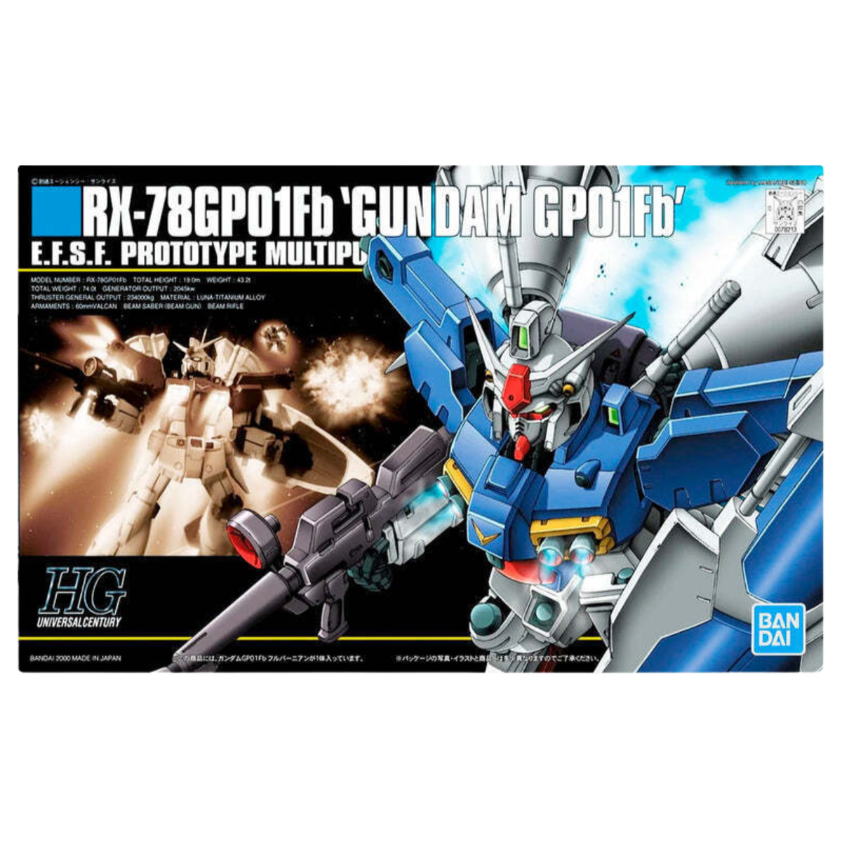 Gunpla HGUC 1/144 RX-78GP01Fb 'Gundam GP01Fb'-Bandai-Ace Cards & Collectibles