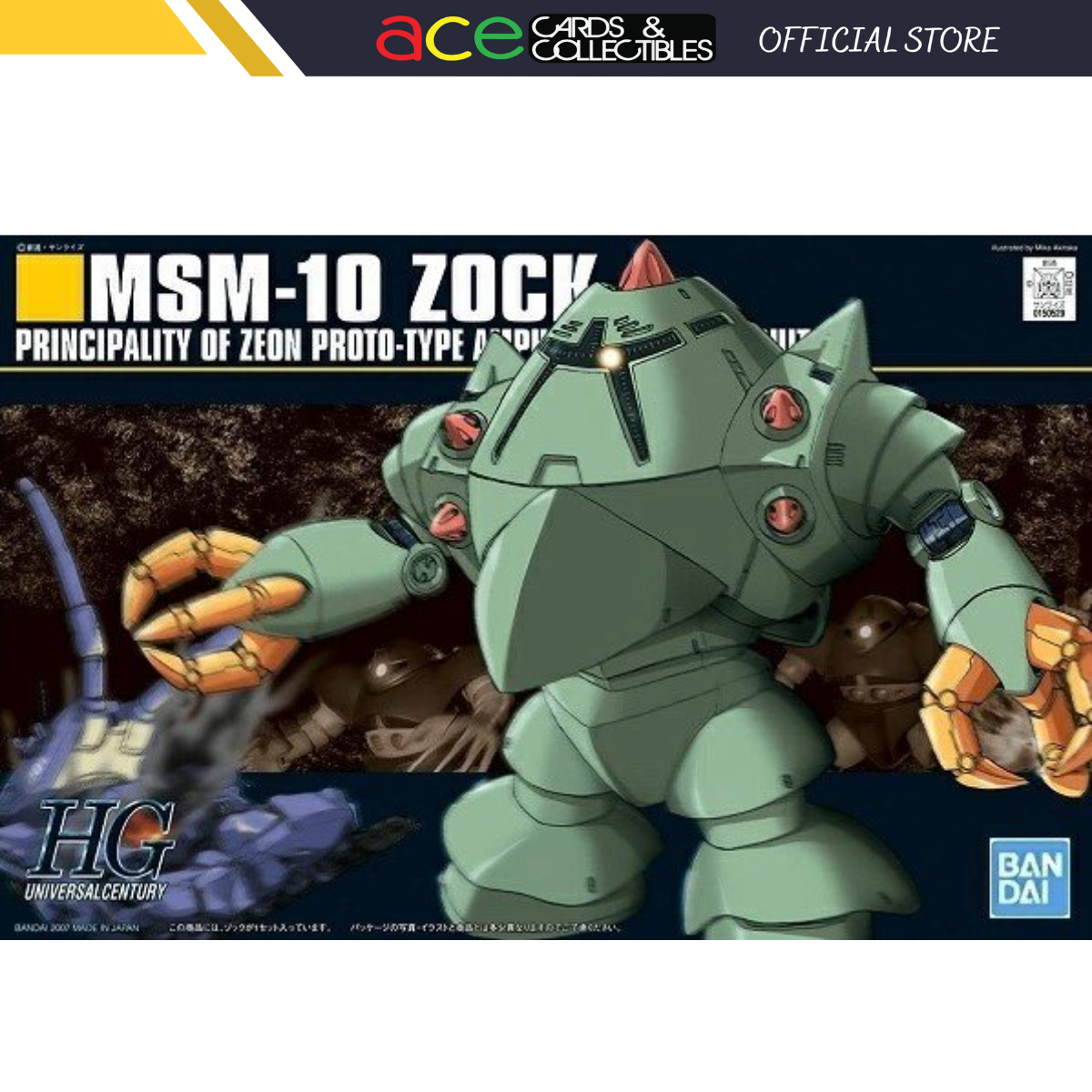 Gunpla HGUC 1/144 Zock Gundam-Bandai-Ace Cards & Collectibles