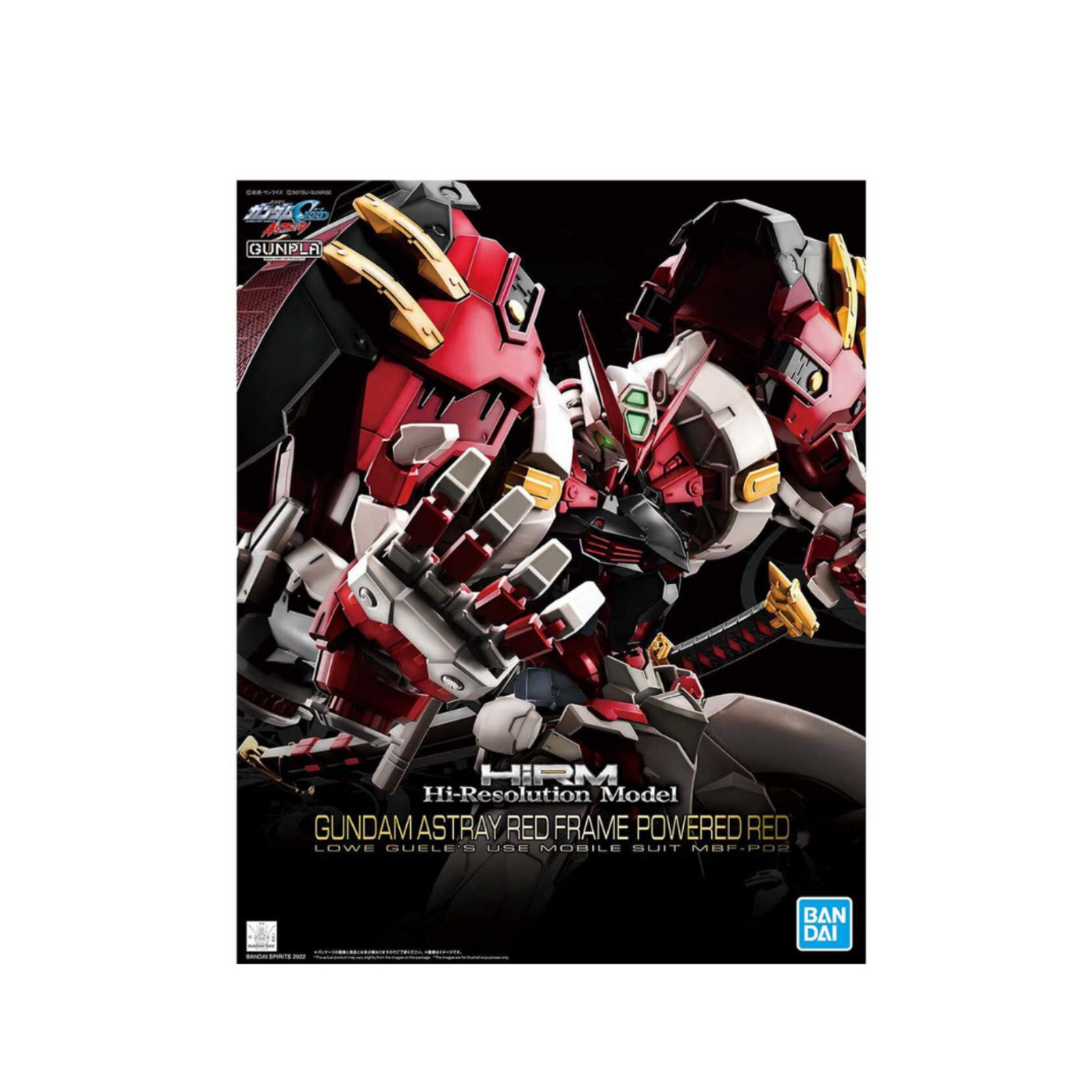 Gunpla High-Resolution Model 1/100 Gundam Astray Red Frame Powered Red-Bandai-Ace Cards & Collectibles