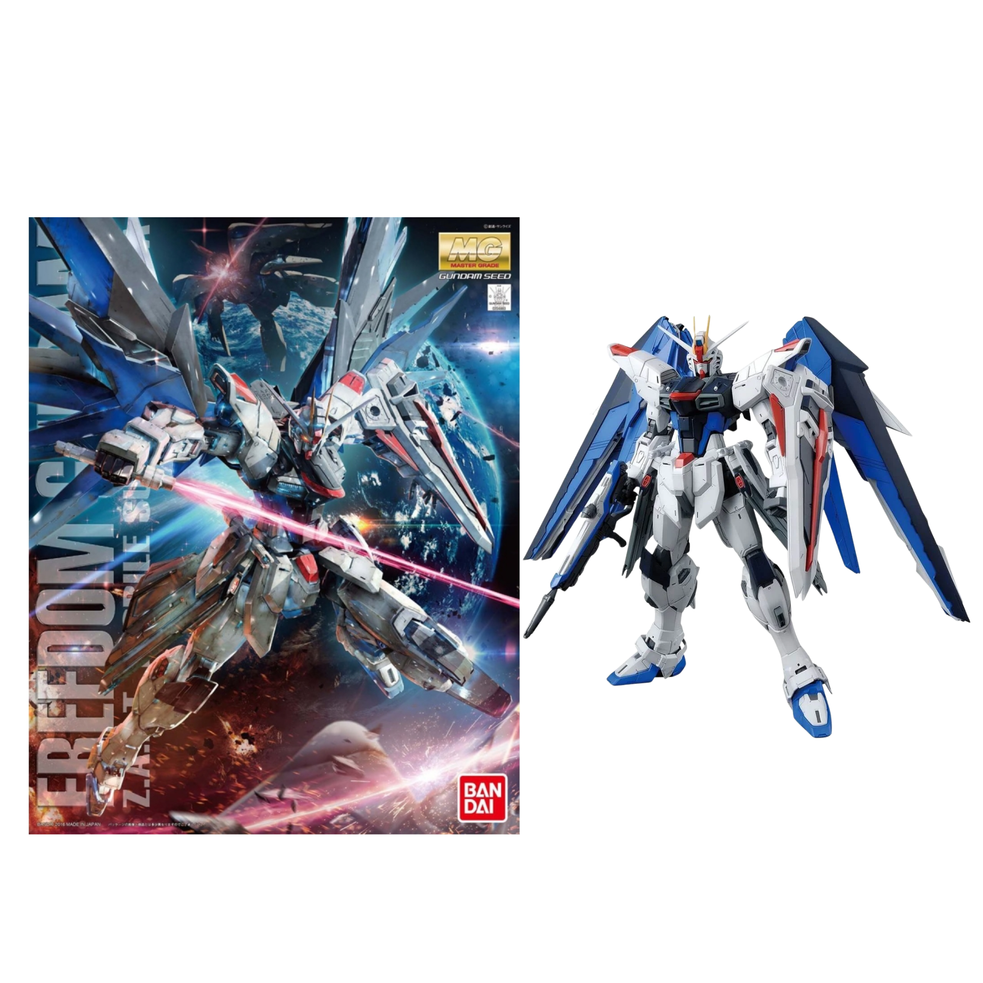 Gunpla MG 1/100 Freedom Gundam Ver.2.0 (Reissue)-Bandai-Ace Cards & Collectibles