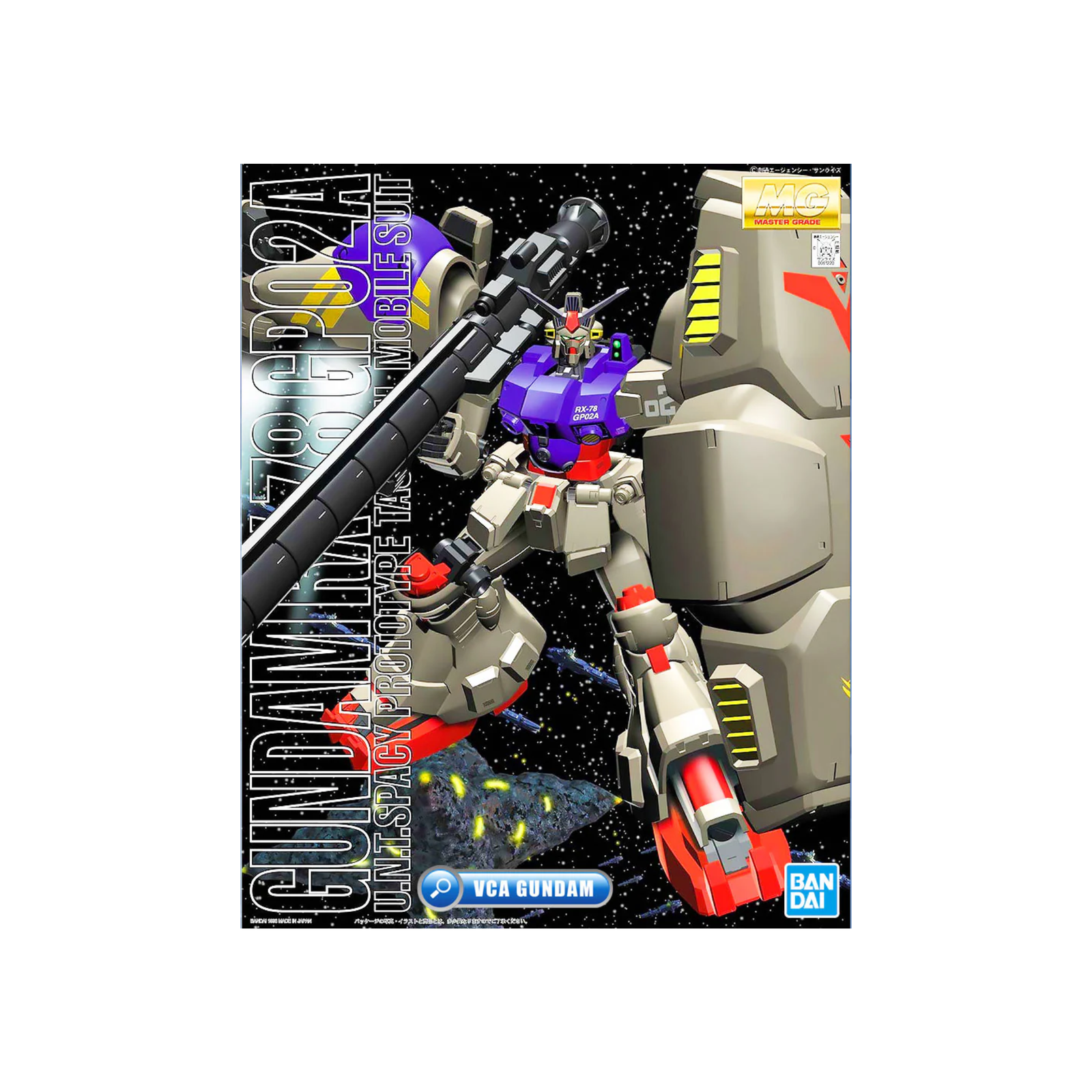 Gunpla MG 1/100 Gundam AM RX-78 GP02A-Bandai-Ace Cards & Collectibles