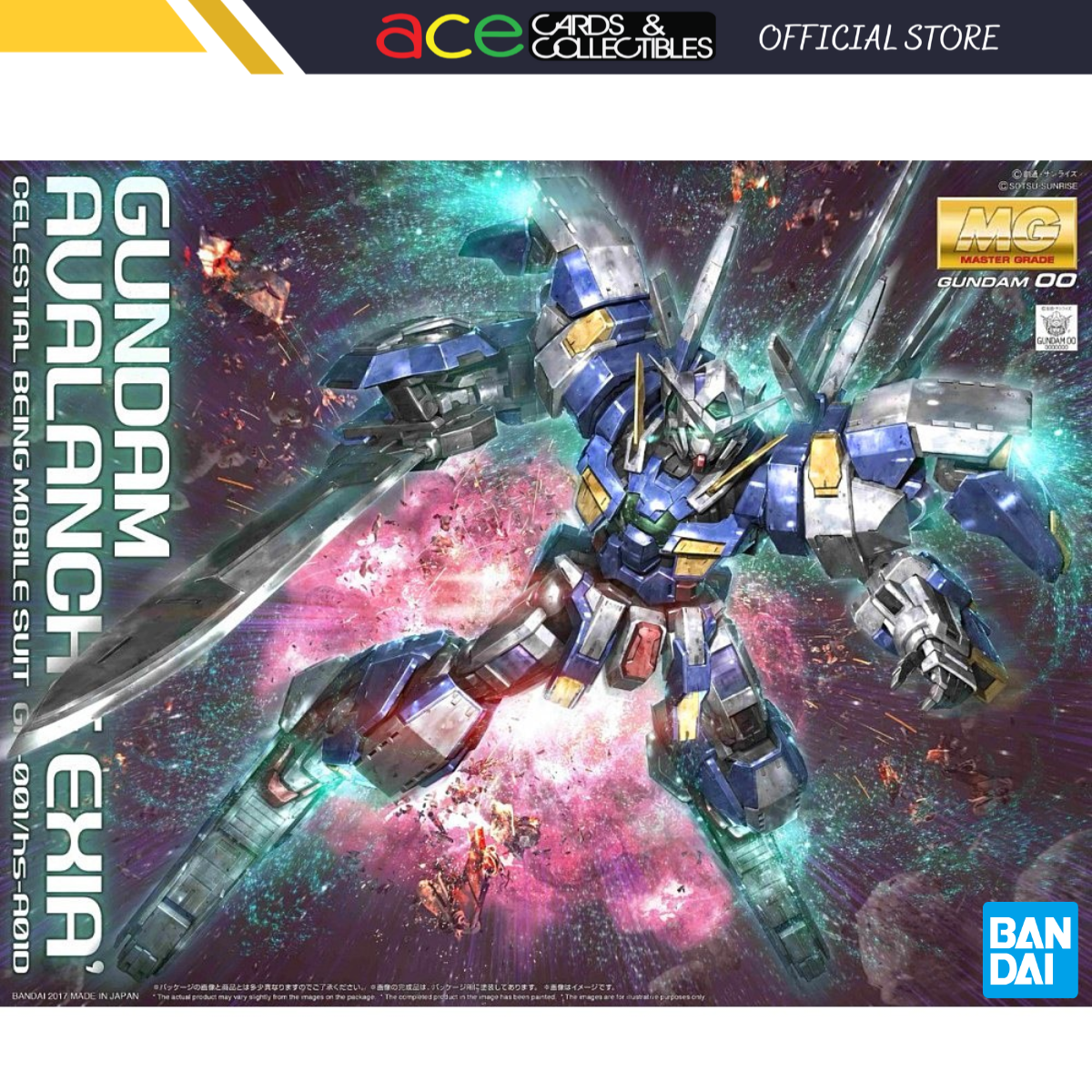 Gunpla MG 1/100 Gundam Avalanche Exia-Bandai-Ace Cards &amp; Collectibles