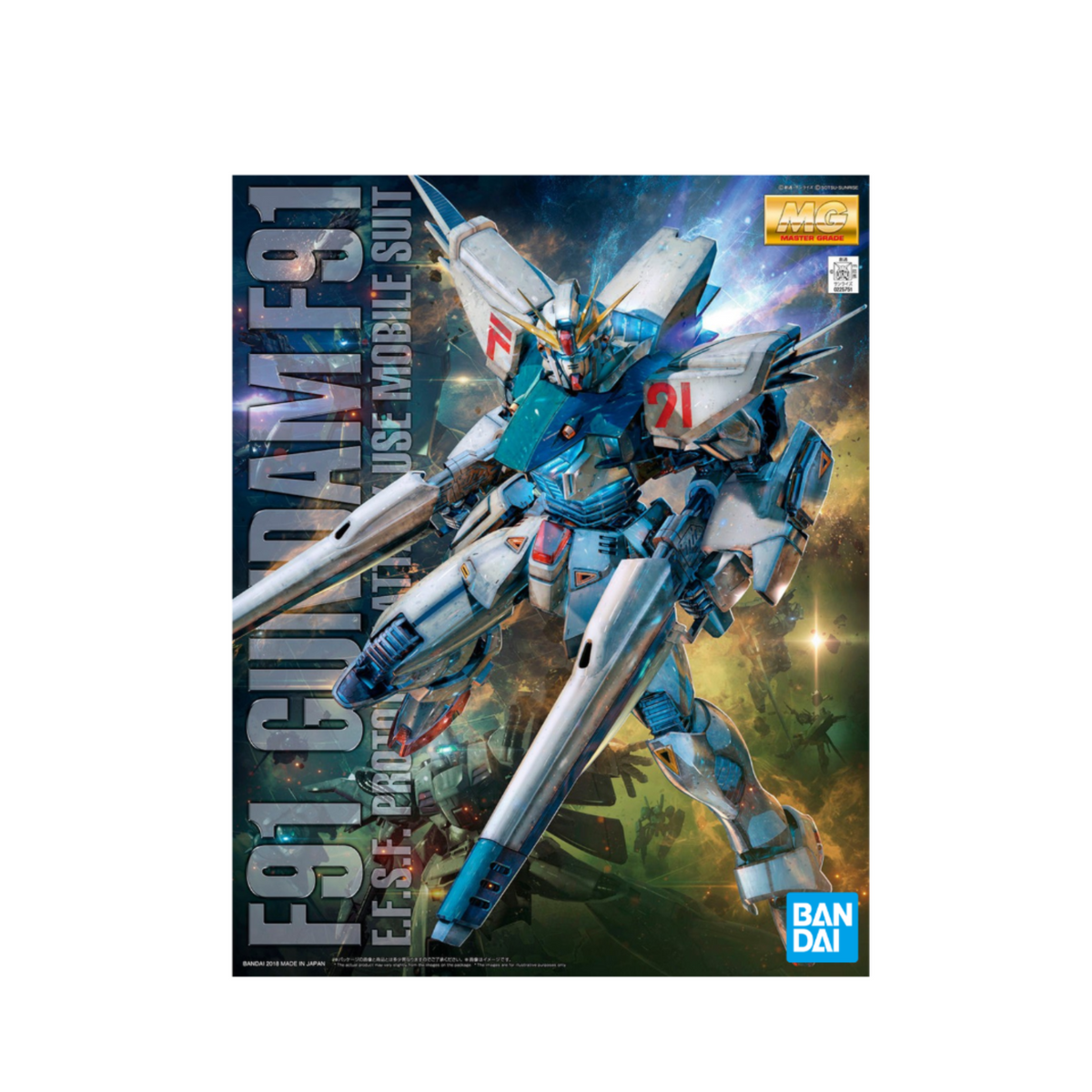 Gunpla MG 1/100 Gundam F91 Ver 2.0 (Reissued)-Bandai-Ace Cards & Collectibles