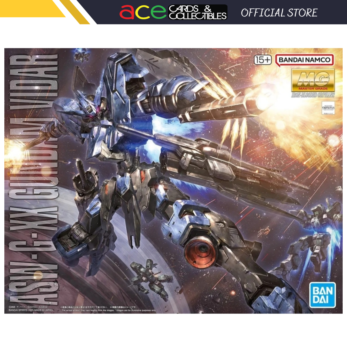 Gunpla MG 1/100 Gundam Vidar-Bandai-Ace Cards & Collectibles