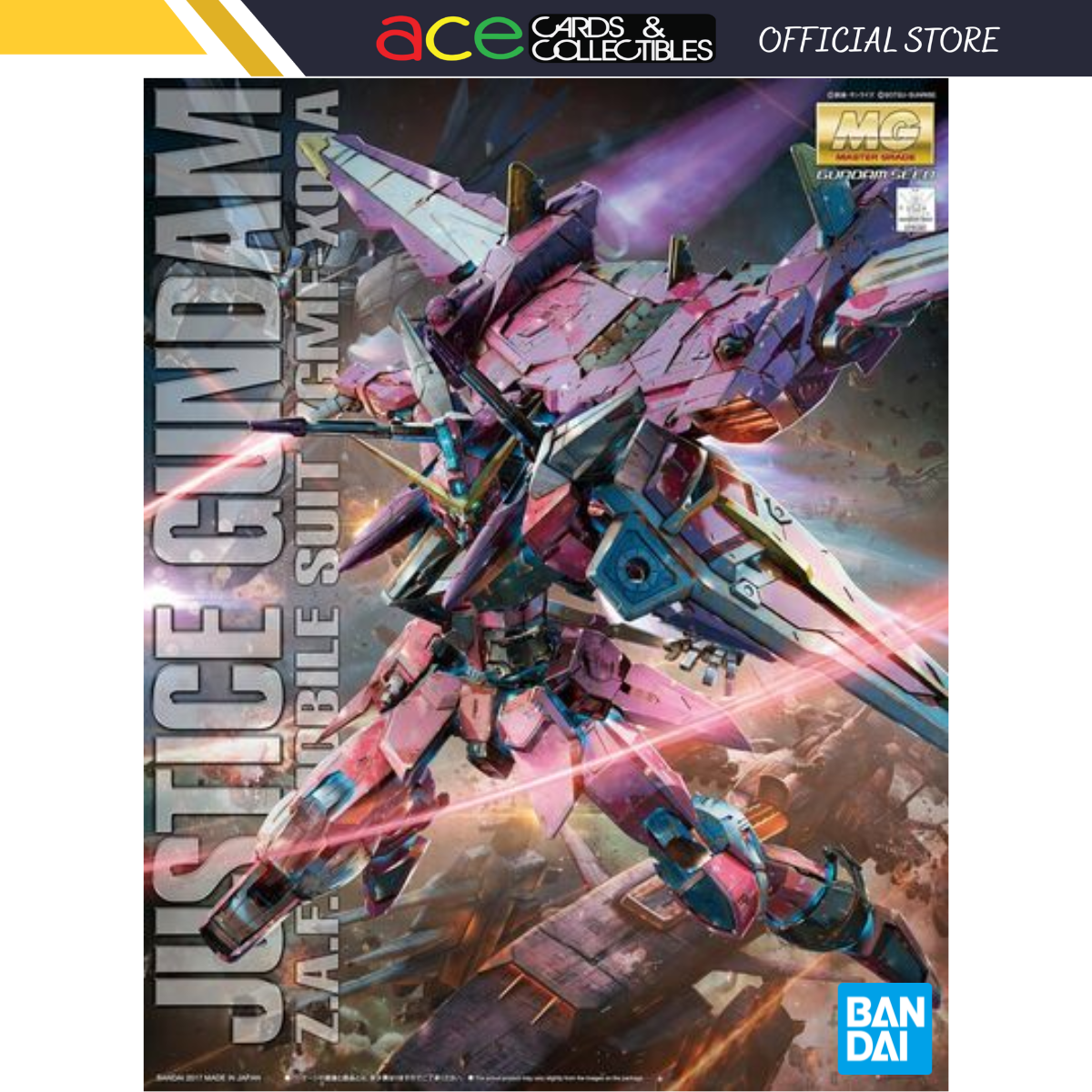Gunpla MG 1/100 Justice Gundam-Bandai-Ace Cards &amp; Collectibles