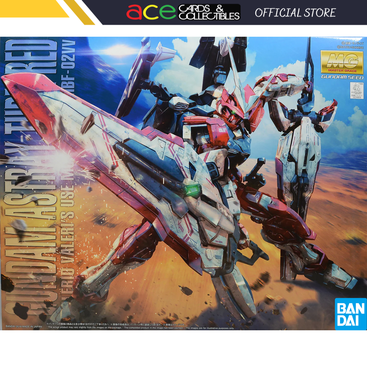 Gunpla MG 1/100 MBF-02VV Gundam Astray Turn Red-Bandai-Ace Cards &amp; Collectibles