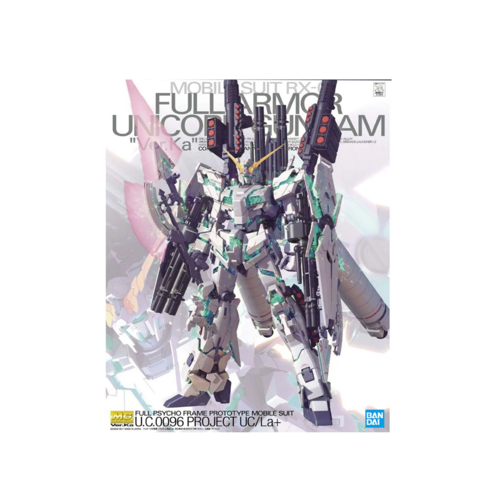 Gunpla MG 1/100 RX-0 Full Armor Unicorn Gundam Ver. Ka (Reissue)-Bandai-Ace Cards & Collectibles