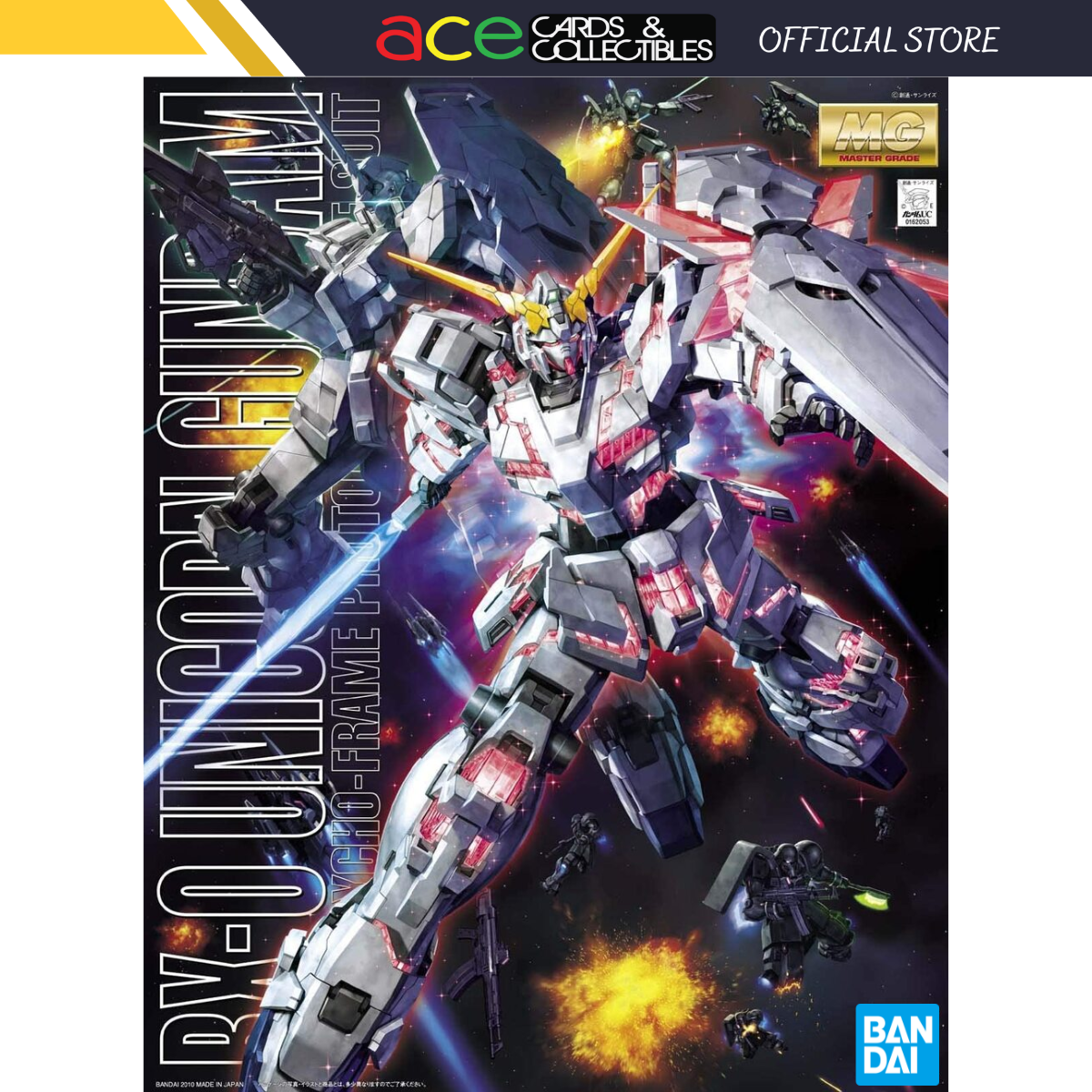 Gunpla MG 1/100 RX-0 Unicorn Gundam (Reissue)-Bandai-Ace Cards & Collectibles