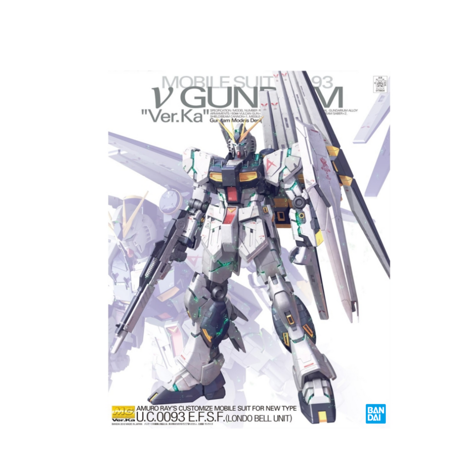 Gunpla MG 1/100 RX-93 V-Gundam Ver.Ka-Bandai-Ace Cards & Collectibles