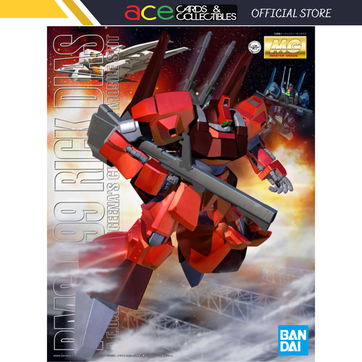 Gunpla MG 1/100 Rick Dias Quattoro Color (Red)-Bandai-Ace Cards &amp; Collectibles