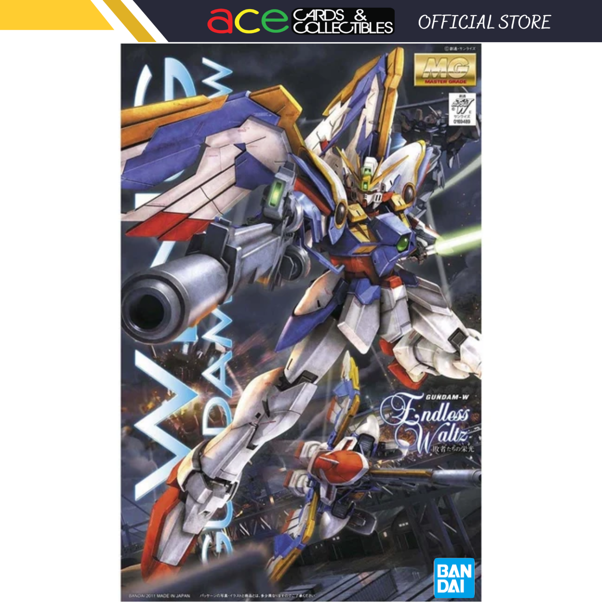 Gunpla MG 1/100 XXXG-01W Wing Gundam EW Ver.-Bandai-Ace Cards &amp; Collectibles